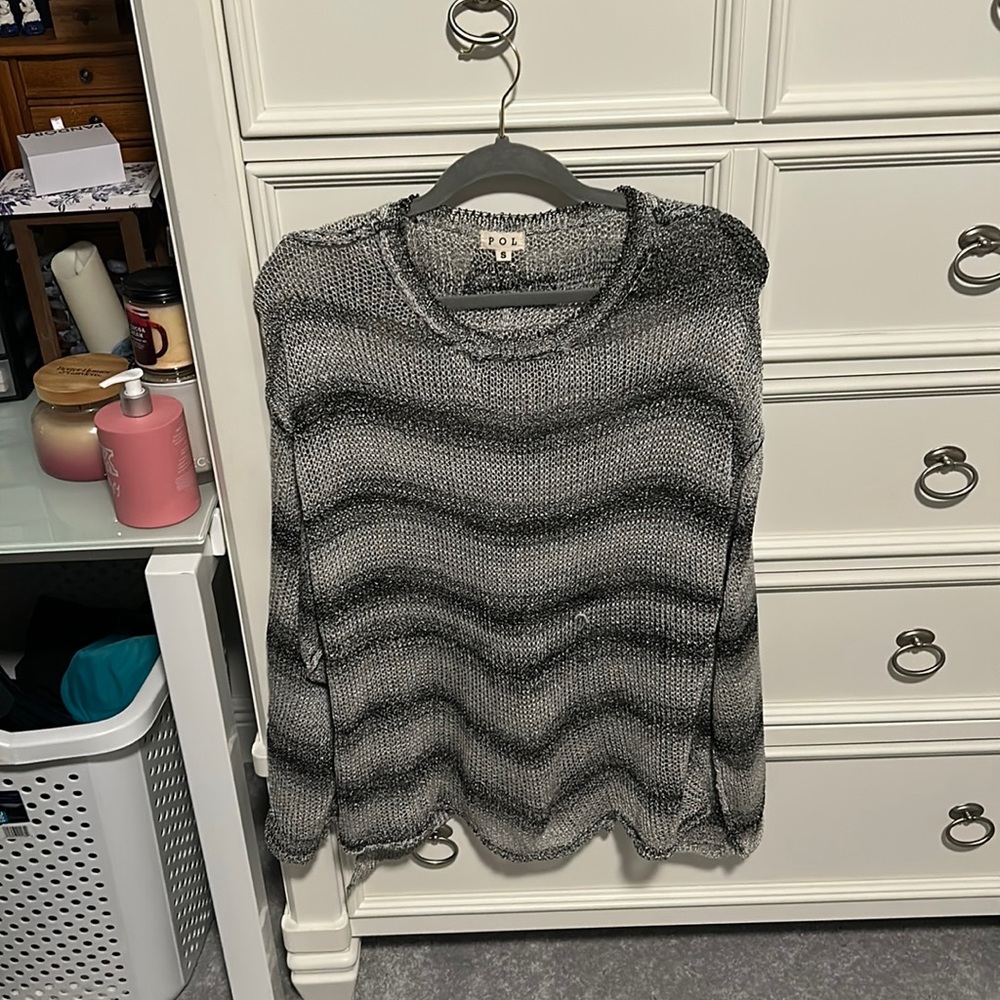 Grey sweater, size small